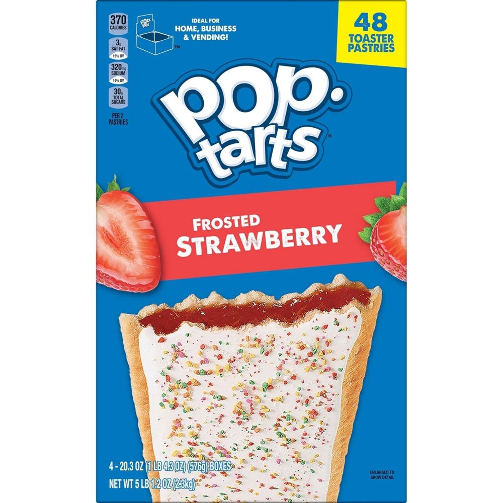 Pop-Tarts, Frosted Strawberry (48 Count)