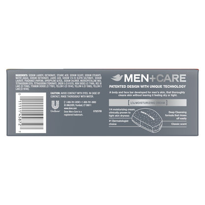 Men+Care Body and Face Bar Deep Clean 3.75 Oz 10 Bars