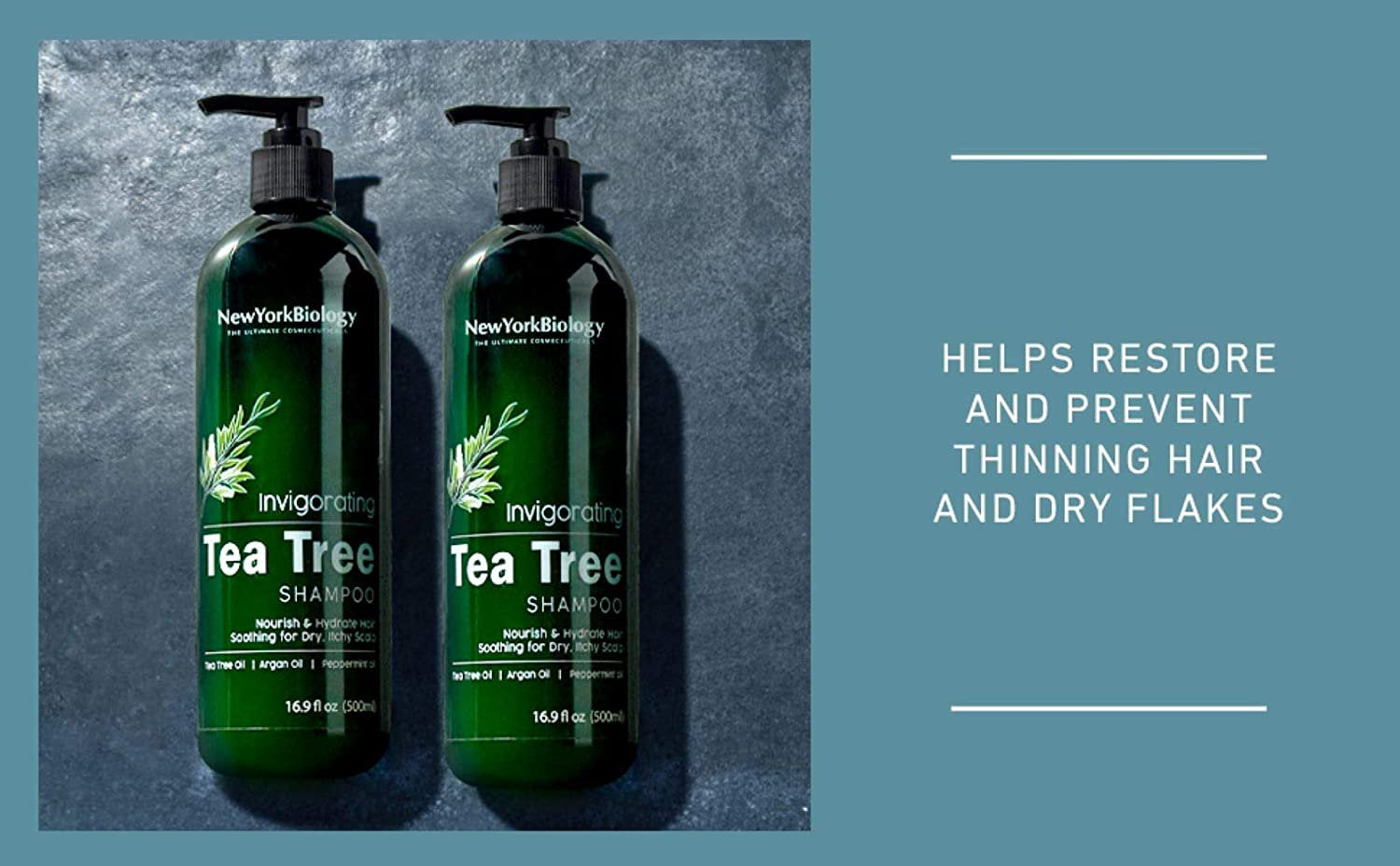 Tea Tree Shampoo and Conditioner Set 16.9 Fl Oz